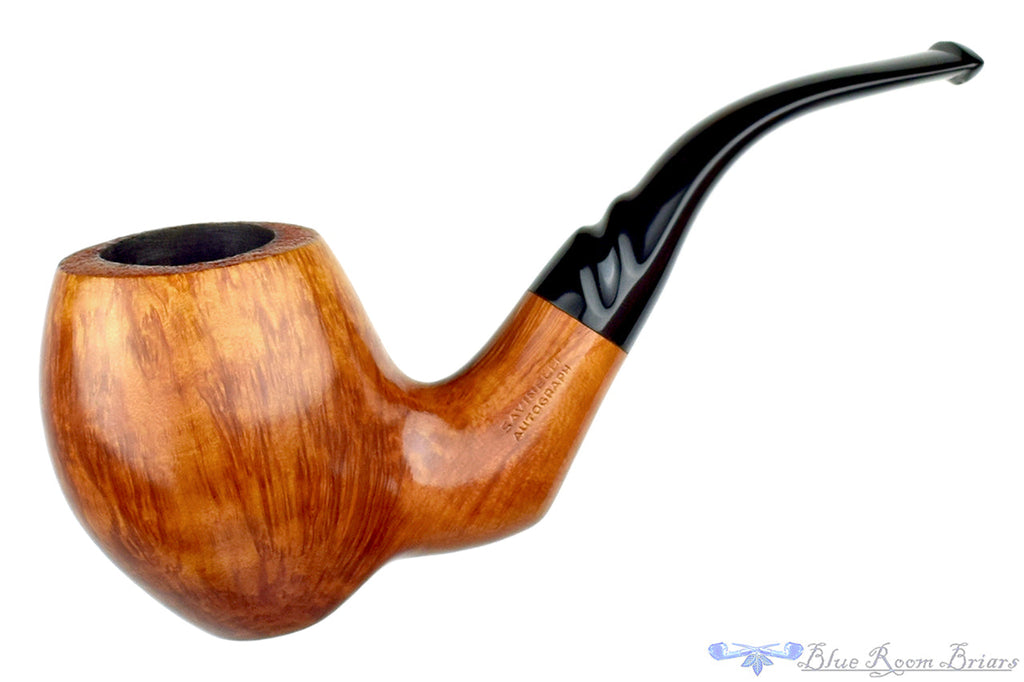 Savinelli Autograph Smooth Bent Freehand Estate Pipe