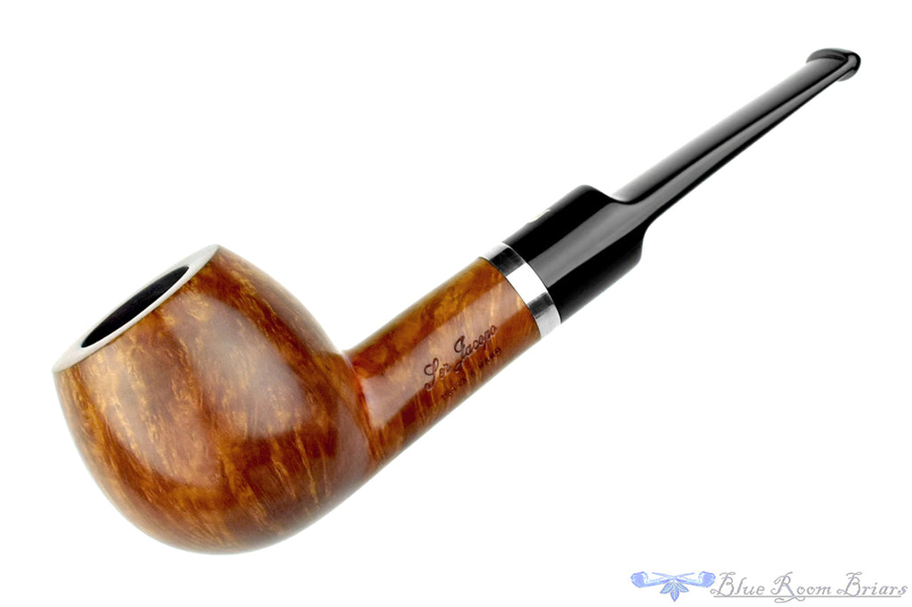 Ser Jacopo Apple L2 (9mm Filter) with Silver Estate Pipe