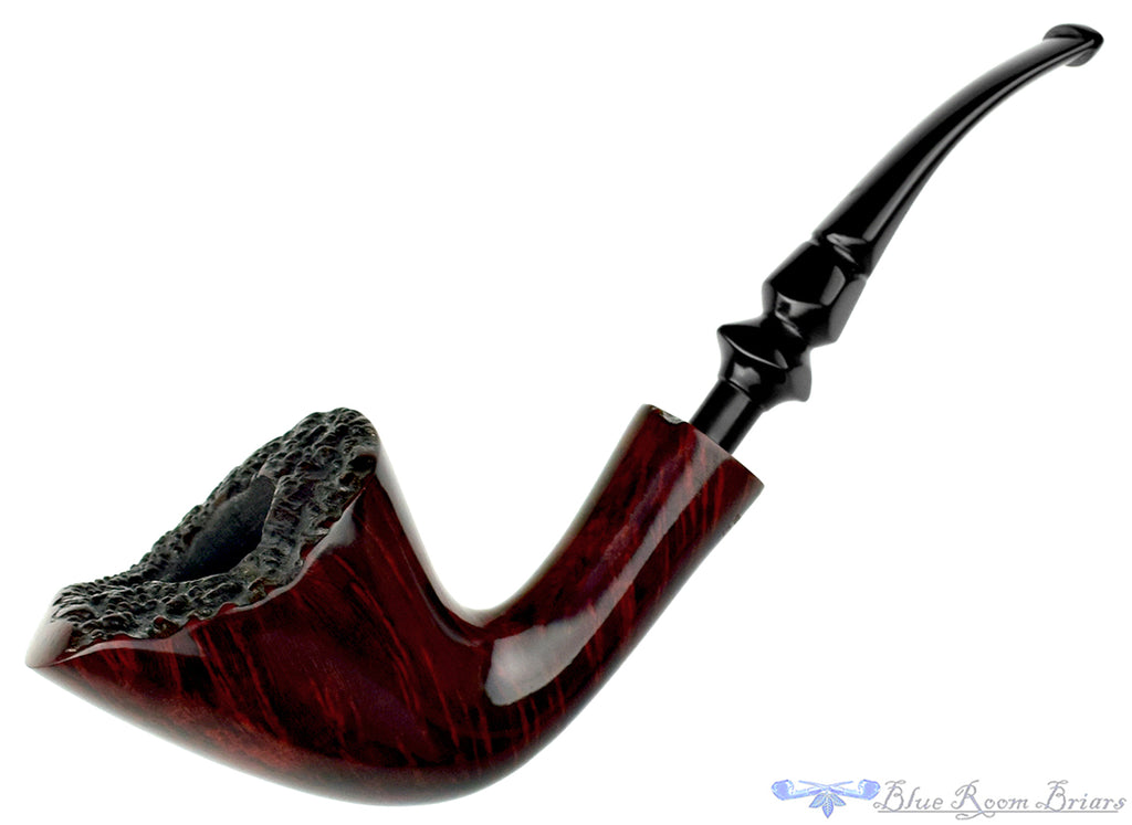 Nørding Smooth Bent Freehand with Plateau Estate Pipe