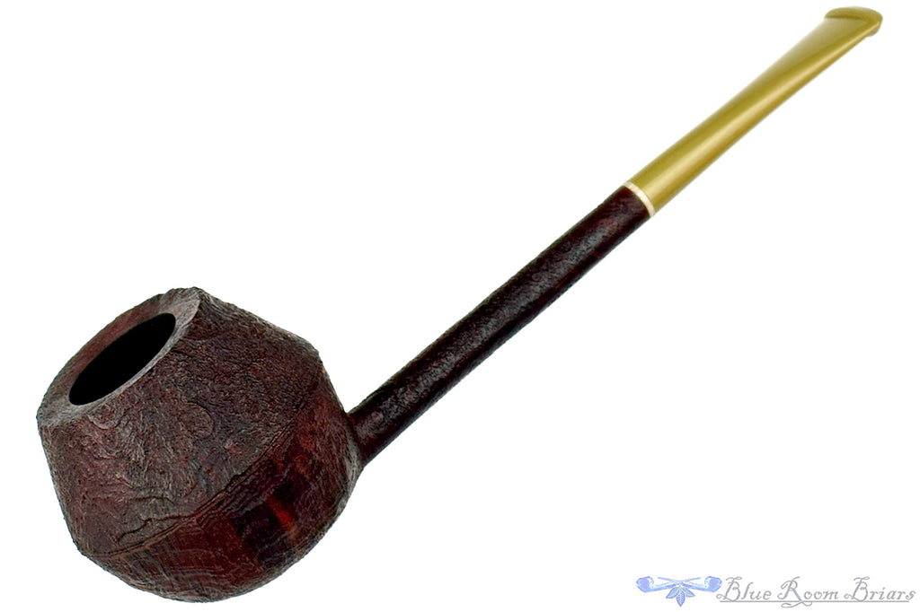 Scottie Piersel Pipe "Scottie" Sandblast Rhodesian with Ivorite
