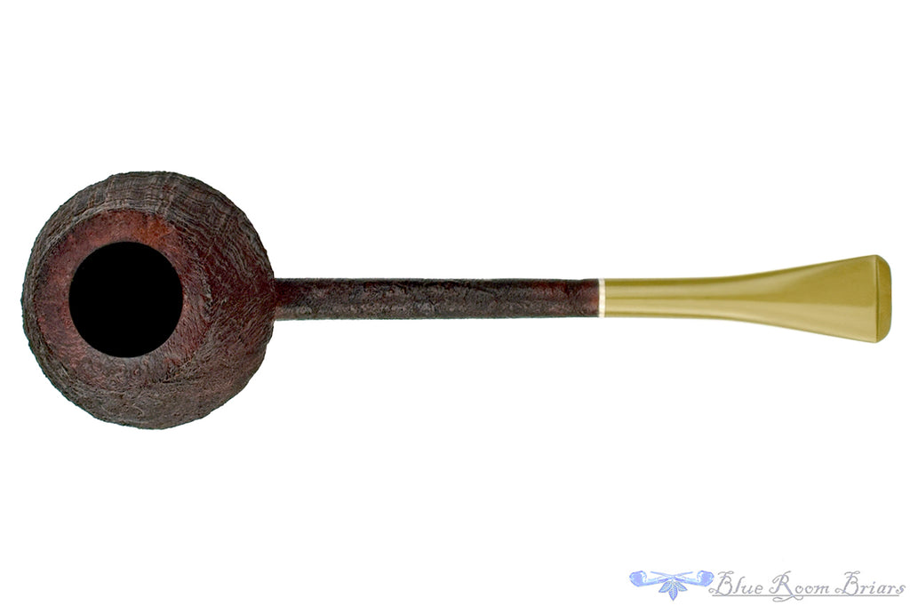 Scottie Piersel Pipe "Scottie" Sandblast Rhodesian with Ivorite