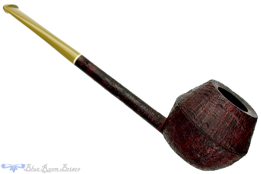 Scottie Piersel Pipe "Scottie" Sandblast Rhodesian with Ivorite