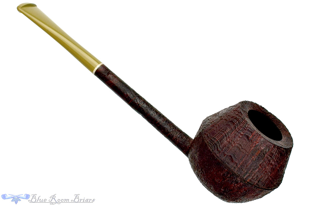 Scottie Piersel Pipe "Scottie" Sandblast Rhodesian with Ivorite