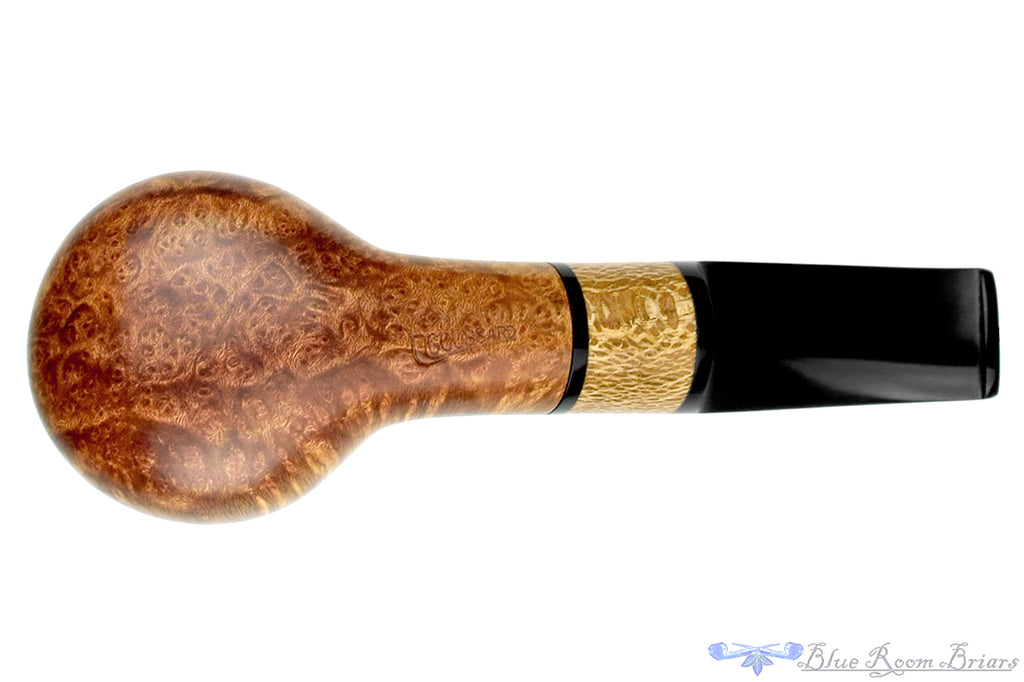 Blue Room Briars is proud to present this Charl Goussard Pipe Bent High-Contrast Smooth with Protea Nitida