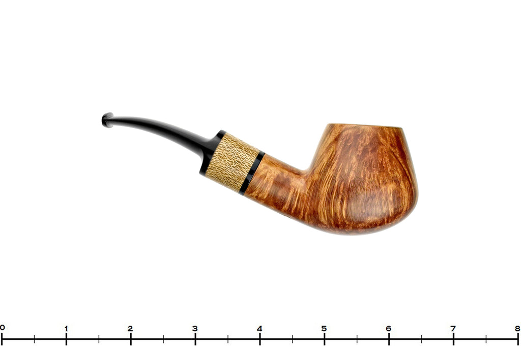 Blue Room Briars is proud to present this Charl Goussard Pipe Bent High-Contrast Smooth with Protea Nitida
