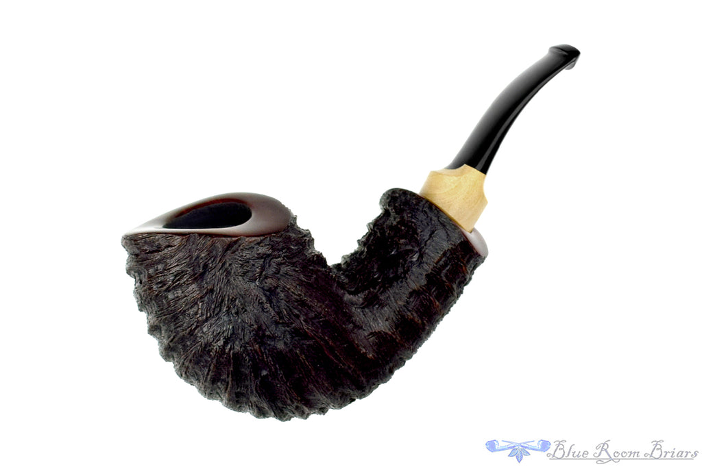 Jared Coles Pipe Bent Carved Brandy with Citrus Wood