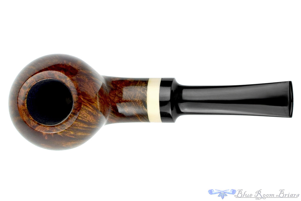 Blue Room Briars is proud to present this George Boyadjiev Pipe B Bent Egg with Super Tusk