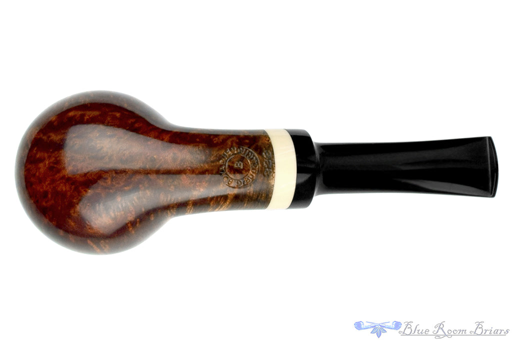 Blue Room Briars is proud to present this George Boyadjiev Pipe B Bent Egg with Super Tusk