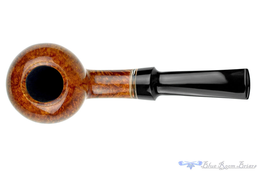 Blue Room Briars is proud to present this George Boyadjiev Pipe AA Bent Acorn with Fordite
