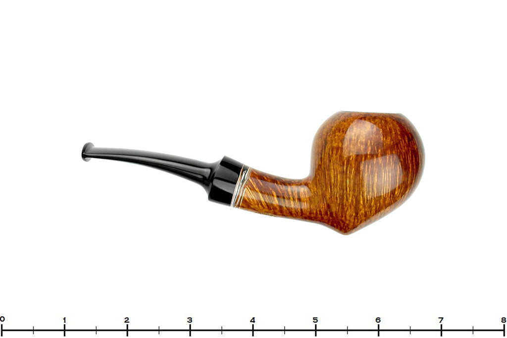 Blue Room Briars is proud to present this George Boyadjiev Pipe AA Bent Acorn with Fordite