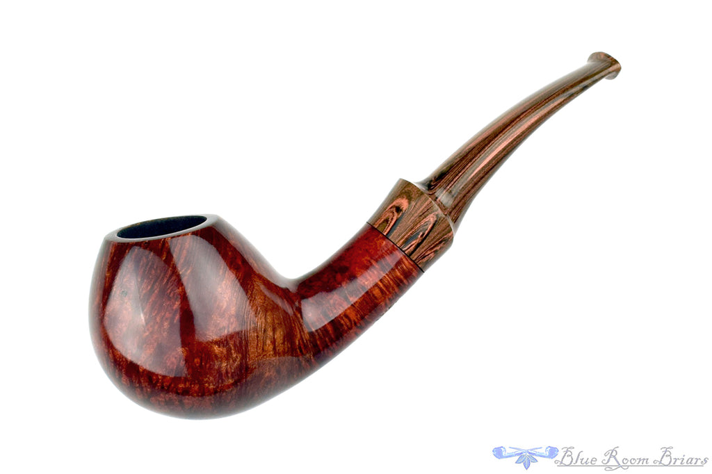 George Boyadjiev Pipe B Bent Apple with Brindle
