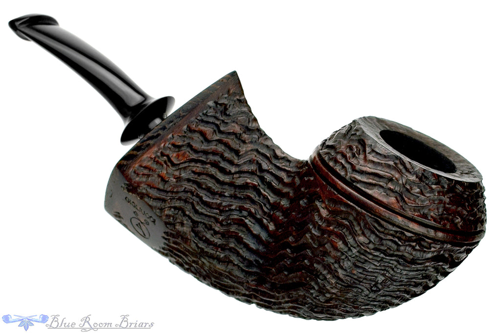 Blue Room Briars is proud to present this Andrea Gigliucci Pipe Carved Bull Ax with Wenge