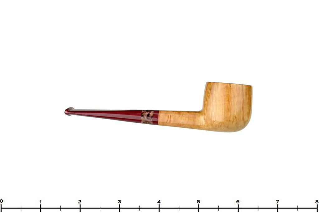 Blue Room Briars is proud to present this Michail Kyriazanos Pipe Smooth Pale Pot with Exotic Wood