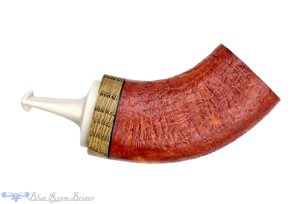 Blue Room Briars is proud to present this Dirk Heinemann Pipe Sandblast Tuban with Oak