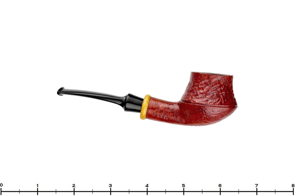 Blue Room Briars is proud to present this Bonsai Pipe by Tobias Höse Sandblast Rhodesian with Wood Ring