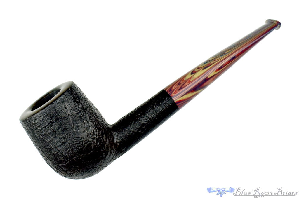 H Pipes by Aidan Hesslewood Sandblast Billiard with Brindle