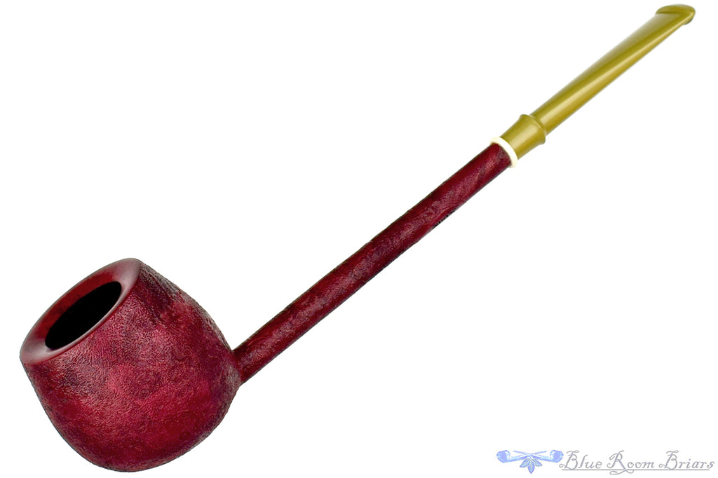 Blue Room Briars is proud to present this Scottie Piersel Pipe "Scottie" Sandblast Apple with Ivorite