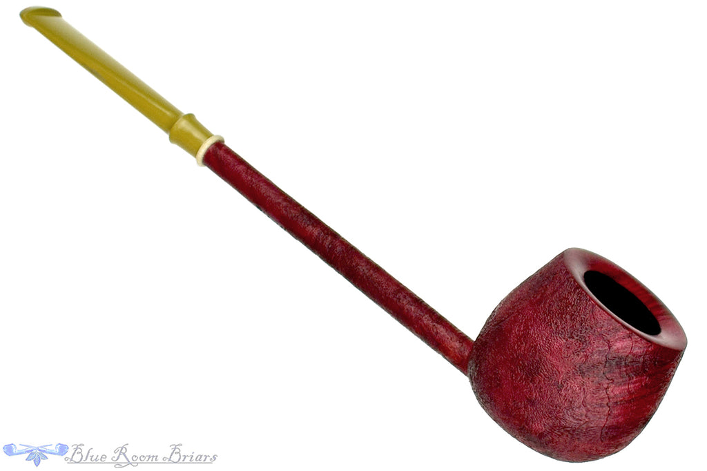Blue Room Briars is proud to present this Scottie Piersel Pipe "Scottie" Sandblast Apple with Ivorite