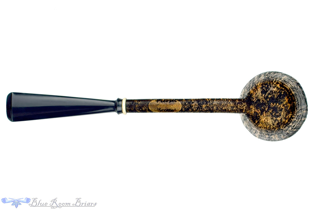 Blue Room Briars is proud to present this Scottie Piersel Pipe "Scottie" Contrast Blast Dublin with Ivorite and Plateau