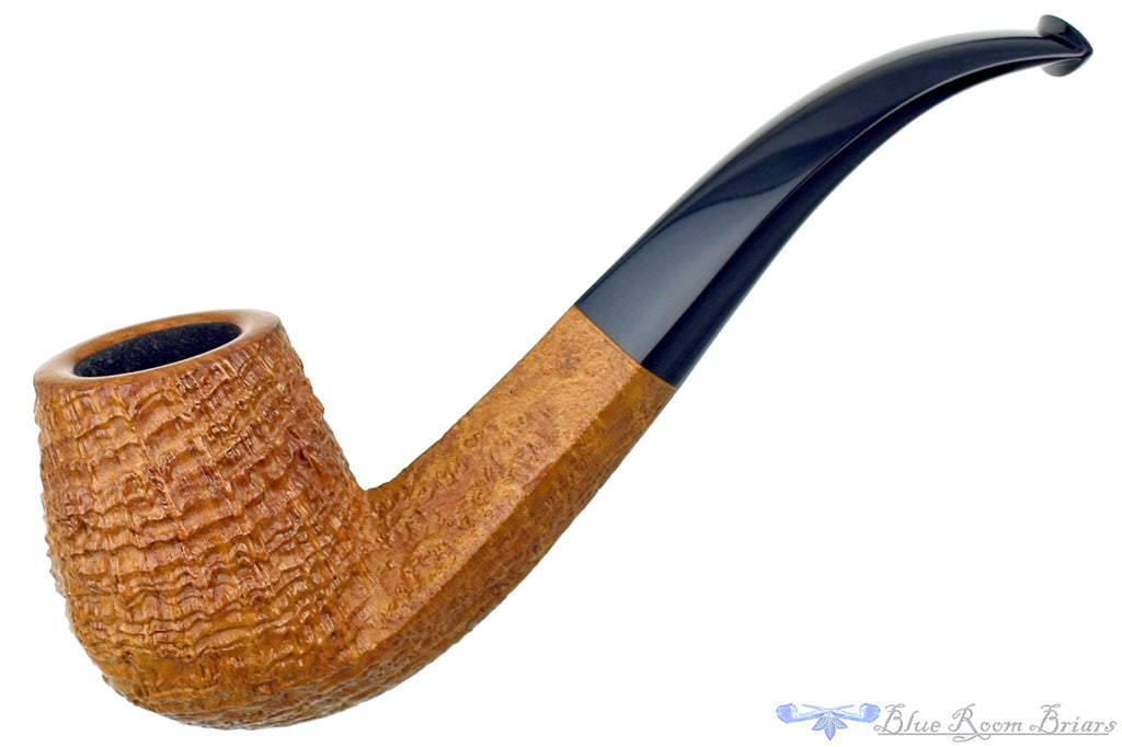 Jesse Jones Pipe 4421 1/2 Bent Ring Blast Diamond Shank Billiard