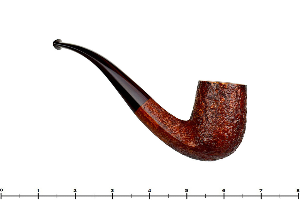 Jesse Jones Pipe 1/2 Bent Sandblast Diamond Shank Billiard