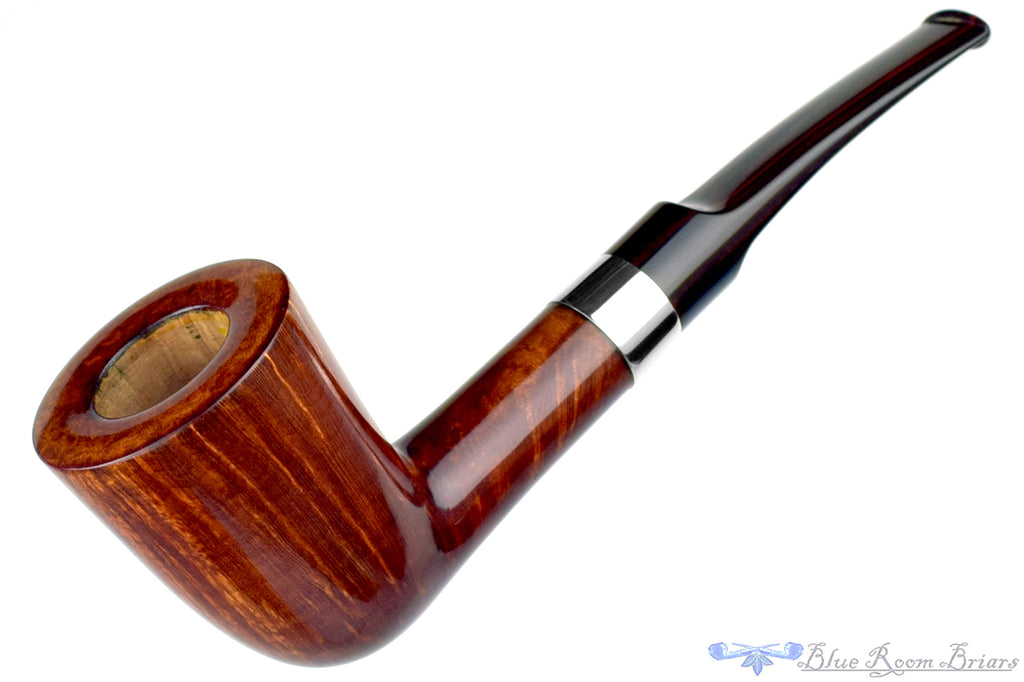 Blue Room Briars is proud to present this Todd Harris Pipe Dublin with Silver and Brindle