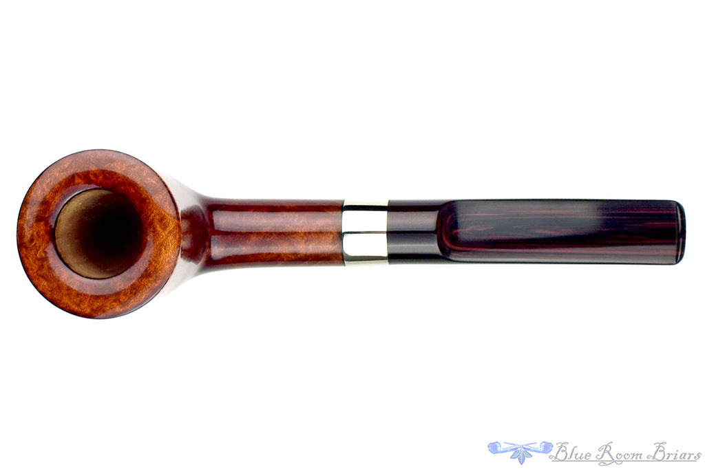Blue Room Briars is proud to present this Todd Harris Pipe Dublin with Silver and Brindle