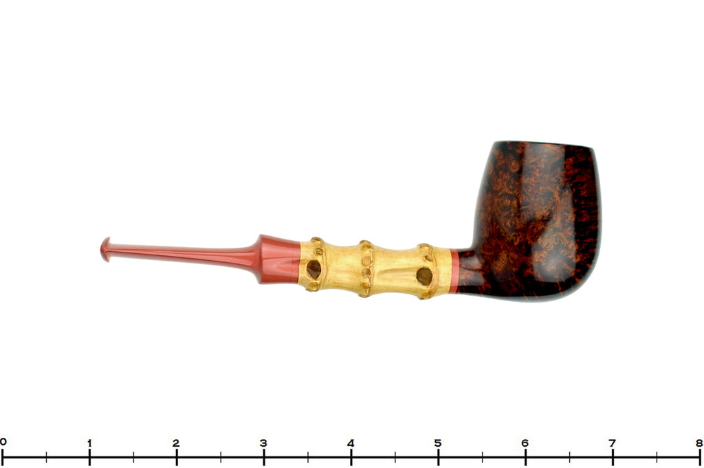 Blue Room Briars is proud to present this Sabina Santos Pipe Billiard with Bamboo