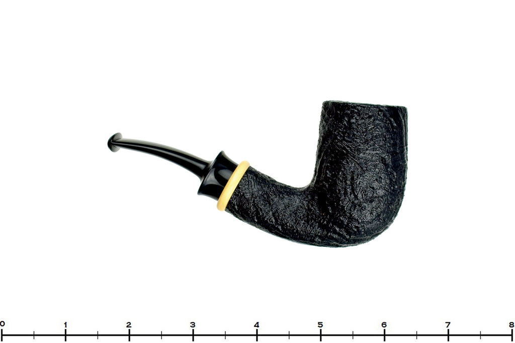 Blue Room Briars is proud to present this Bill Shalosky Pipe Bent Sandblast Billiard with Boxwood