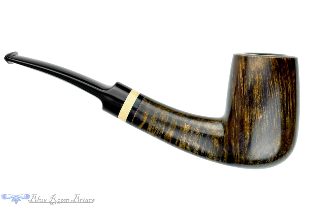 Blue Room Briars is proud to present this Brian Madsen Pipe Bent Billiard with Boxwood