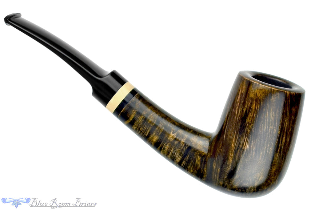 Blue Room Briars is proud to present this Brian Madsen Pipe Bent Billiard with Boxwood