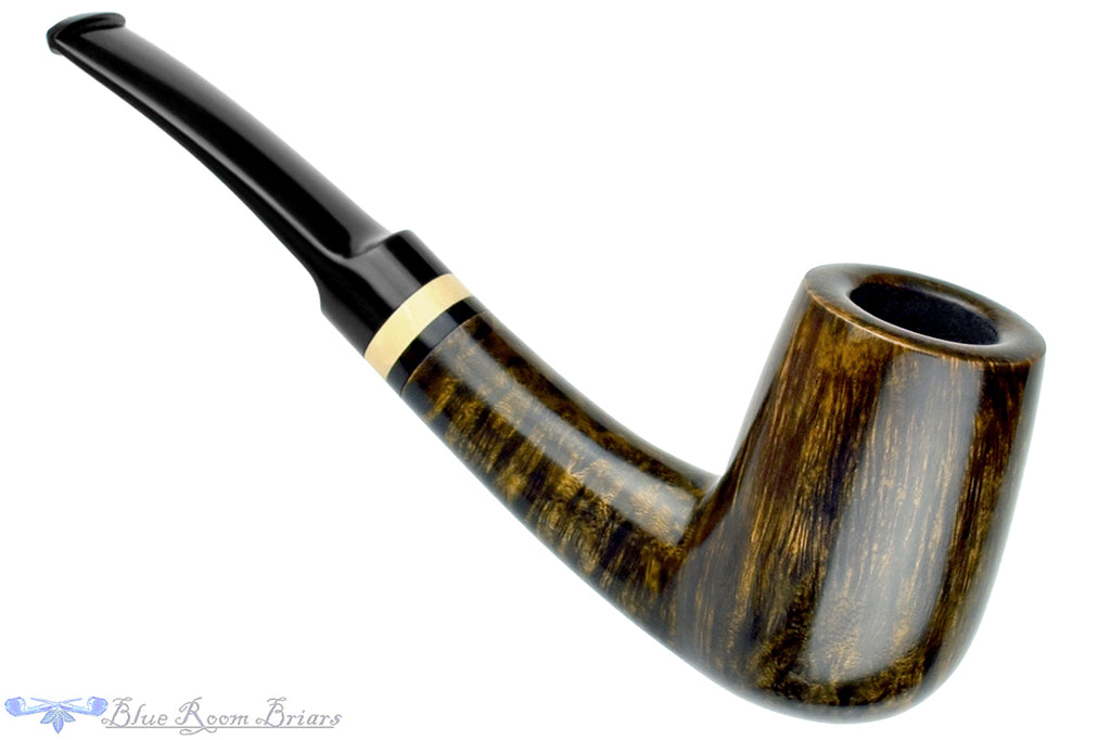 Blue Room Briars is proud to present this Brian Madsen Pipe Bent Billiard with Boxwood