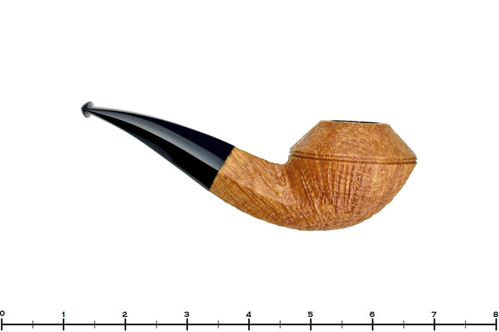 Blue Room Briars is proud to present this Trey Rice Pipe 1/4 Bent Tan Blast Bulldog