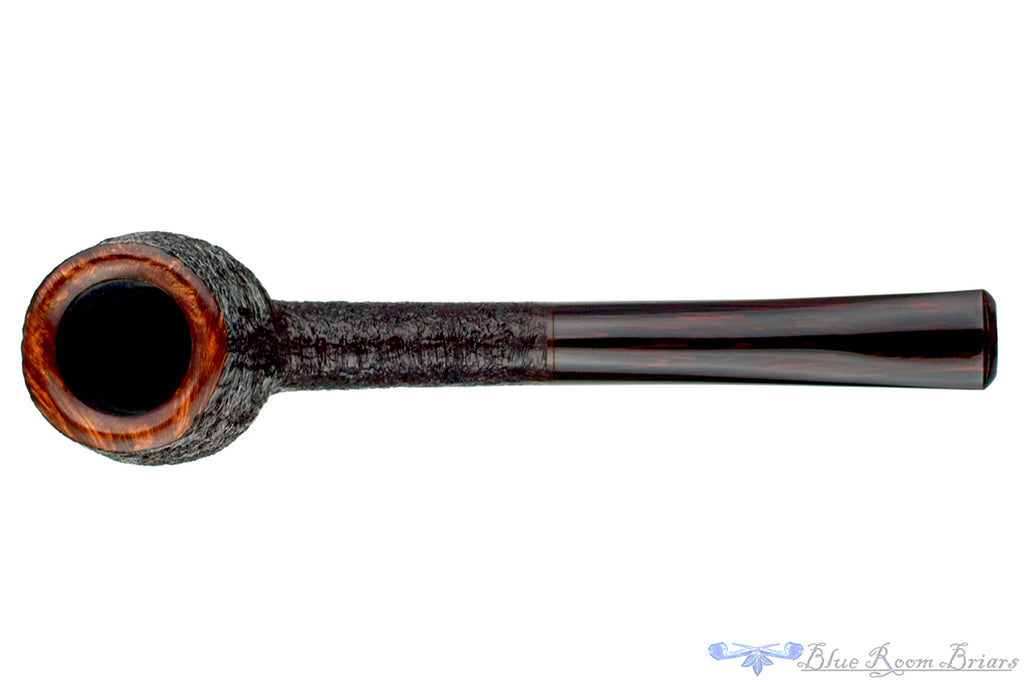 Blue Room Briars is proud to present this Trey Rice Sandblast Billiard with Brindle