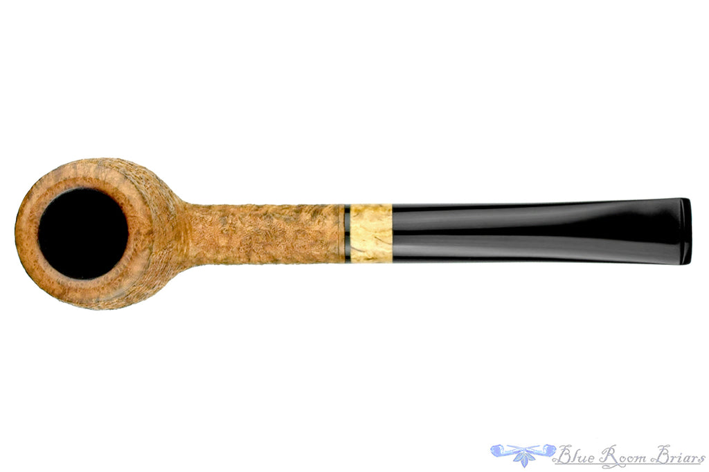 Blue Room Briars is proud to present this Jerry Crawford Pipe Ring Blast Billiard with Masur Birch