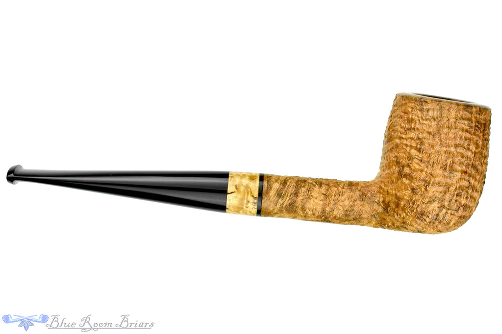 Blue Room Briars is proud to present this Jerry Crawford Pipe Ring Blast Billiard with Masur Birch