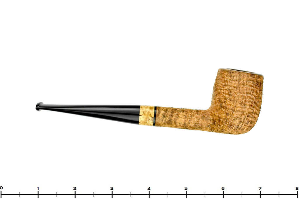 Blue Room Briars is proud to present this Jerry Crawford Pipe Ring Blast Billiard with Masur Birch