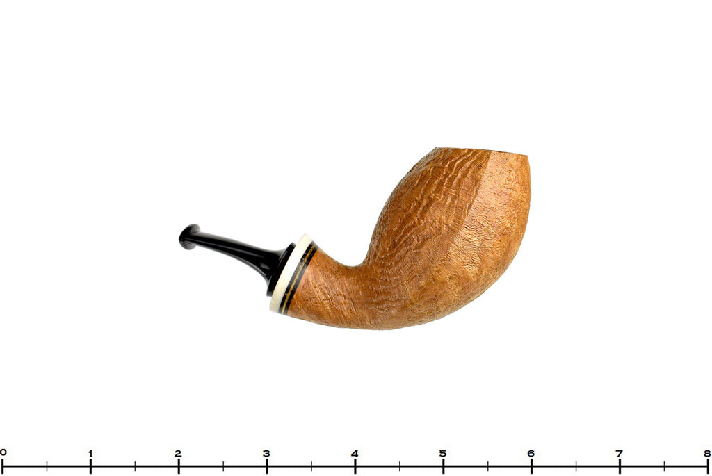Blue Room Briars, Dirk Heinemann Pipe Tan Blast Cobra, sandblast pipe, sand blast pipe, bo nordh shape, german, germany, artisan pipe, german pipe,