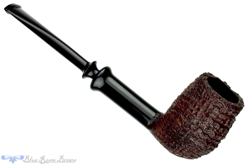 Blue Room Briars is proud to present this Yorgos Mitakidis Pipe 3522 Sandblast Billiard Sitter with Horn