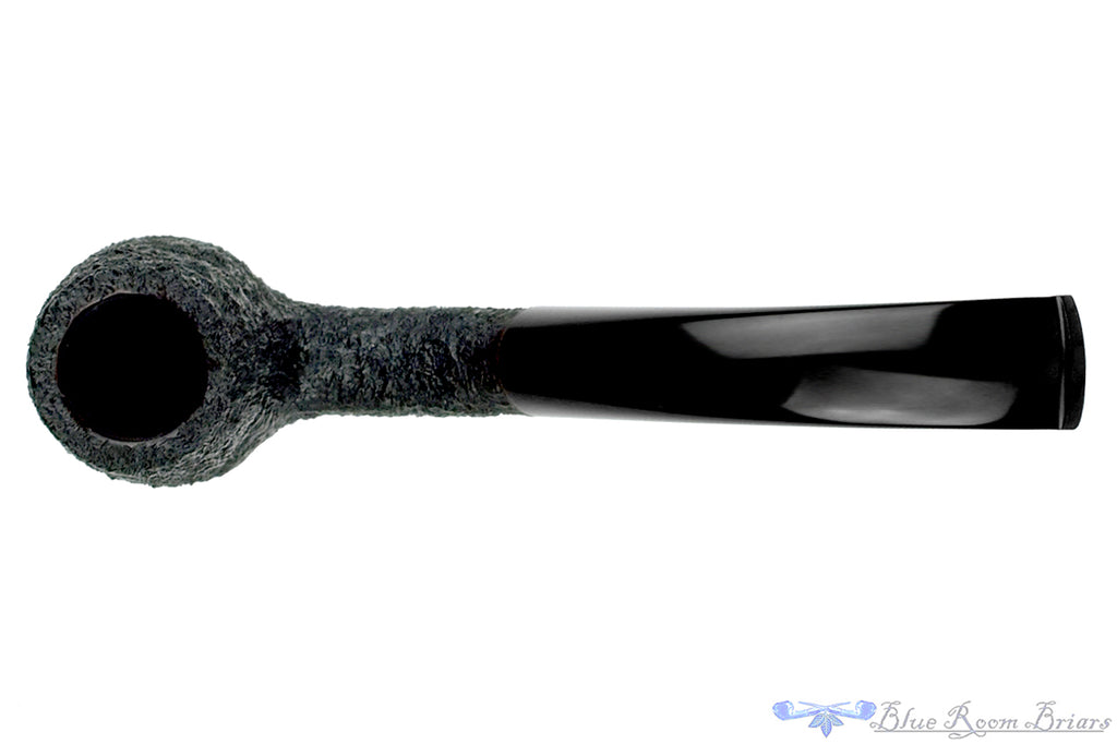 Blue Room Briars is proud to present this Yorgos Mitakidis Pipe 3422 Bent Black Blast Mini LC Billiard
