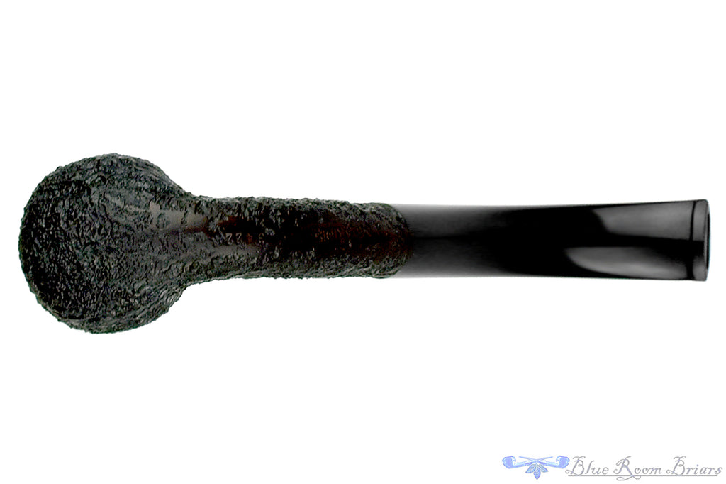 Blue Room Briars is proud to present this Yorgos Mitakidis Pipe 3422 Bent Black Blast Mini LC Billiard