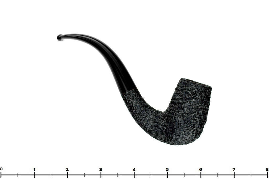 Blue Room Briars is proud to present this Yorgos Mitakidis Pipe 3422 Bent Black Blast Mini LC Billiard
