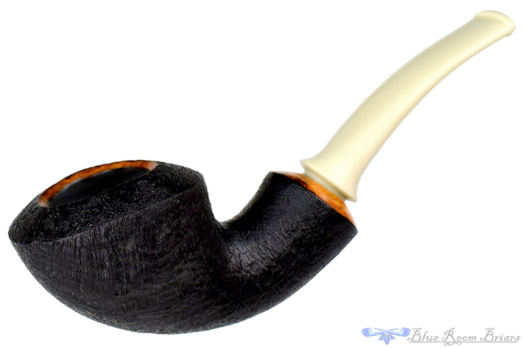 Benjamin Westerheide Pipe 1/4 Bent Black Blast Danish Dublin with Military Mount