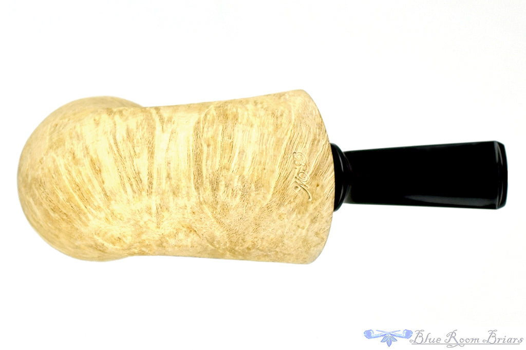Blue Room Briars is proud to present this Benjamin Westerheide Pipe 1/4 Bent Blonde Driftwood Wide Shank Dublin with Brass