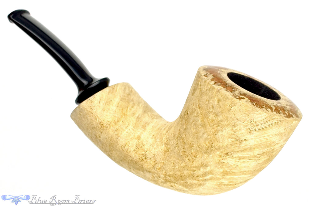 Blue Room Briars is proud to present this Benjamin Westerheide Pipe 1/4 Bent Blonde Driftwood Wide Shank Dublin with Brass