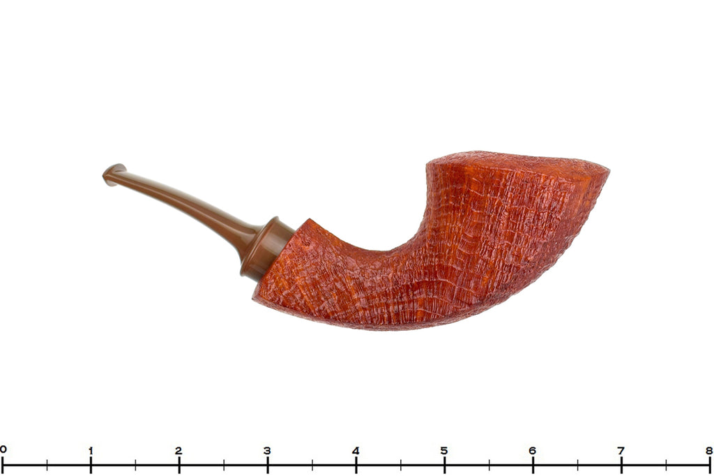 Blue Room Briars is proud to present this Clark Layton Pipe Sandblast Panel Horn with Plateau