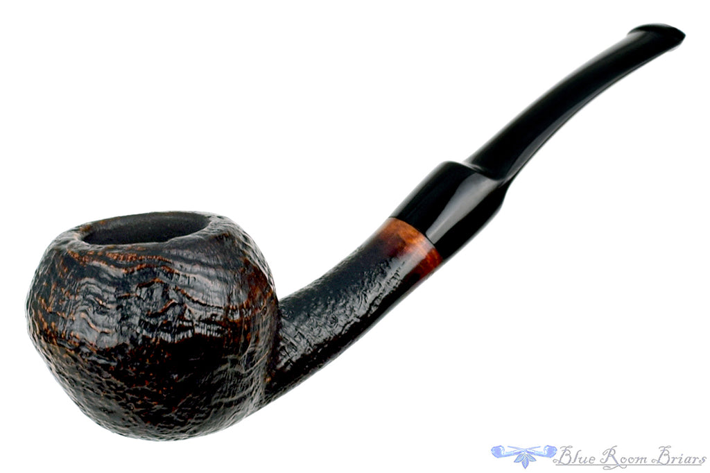 Erik Nielsen Pipe Grade D 1/2 Bent Sandblast Rhodesian