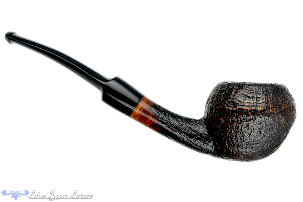 Erik Nielsen Pipe Grade D 1/2 Bent Sandblast Rhodesian