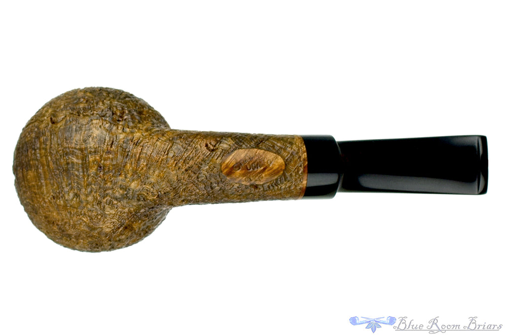 Blue Room Briars is proud to present this Jerry Crawford Pipe 1/8 Bent Sandblast Tomato