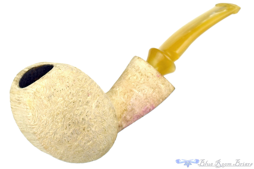 Blue Room Briars is proud to present this Ron Smith Pipe "Sylvester" Blowfish with Pale Driftwood Finish